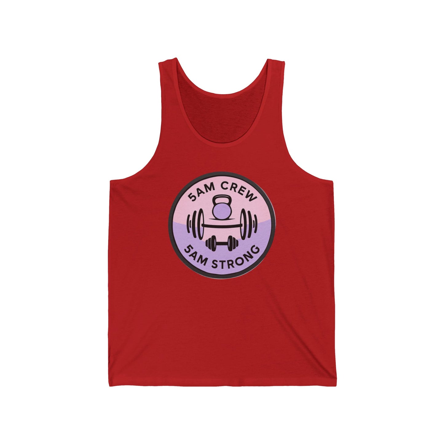 5AM Crew Tank Top – "5AM Strong" Gym Tank