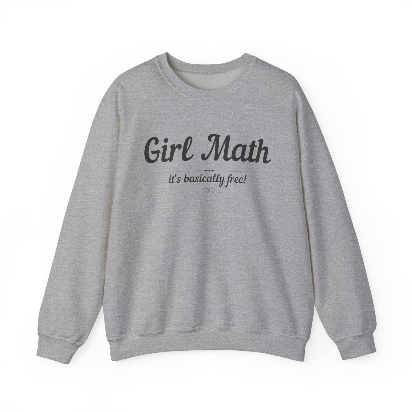 "Girl Math” - Cozy Crewneck
