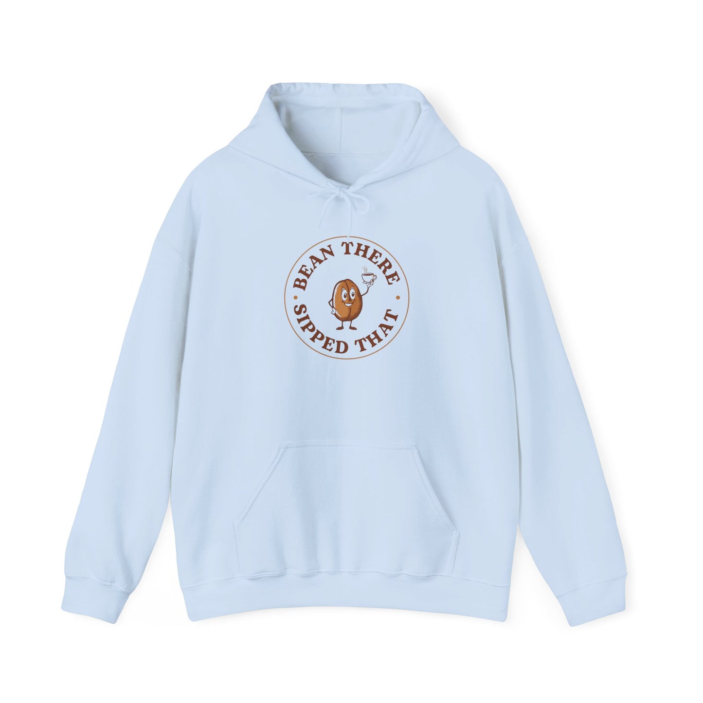 “Bean There, Sipped That” — Cute Coffee Lover Hoodie
