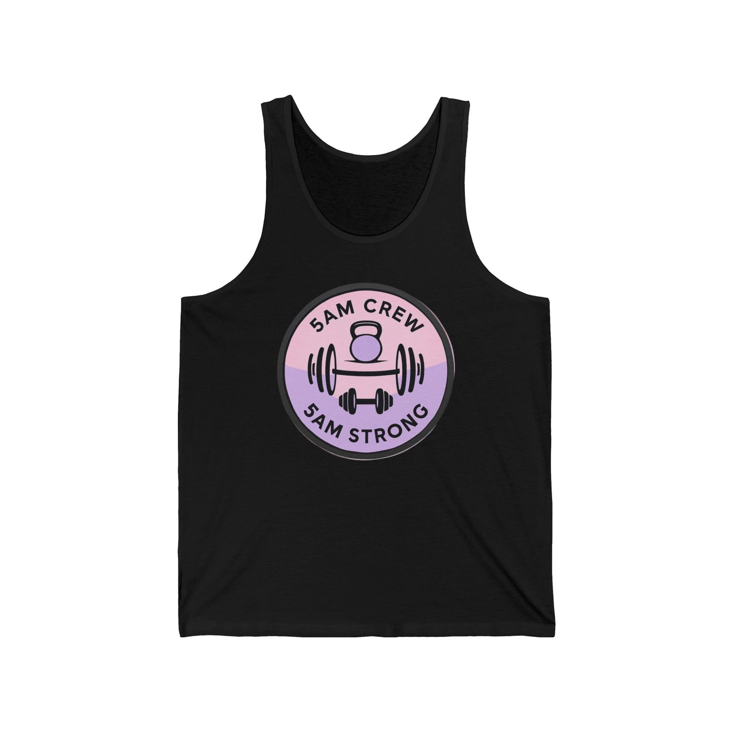 5AM Crew Tank Top – "5AM Strong" Gym Tank