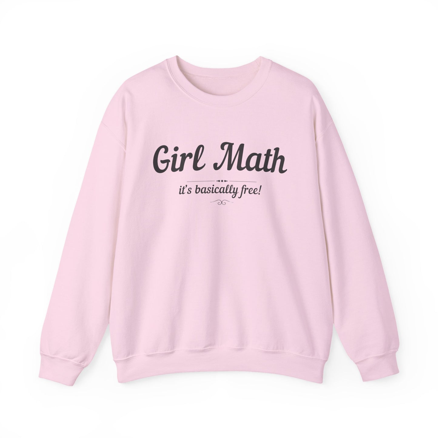 "Girl Math” - Cozy Crewneck