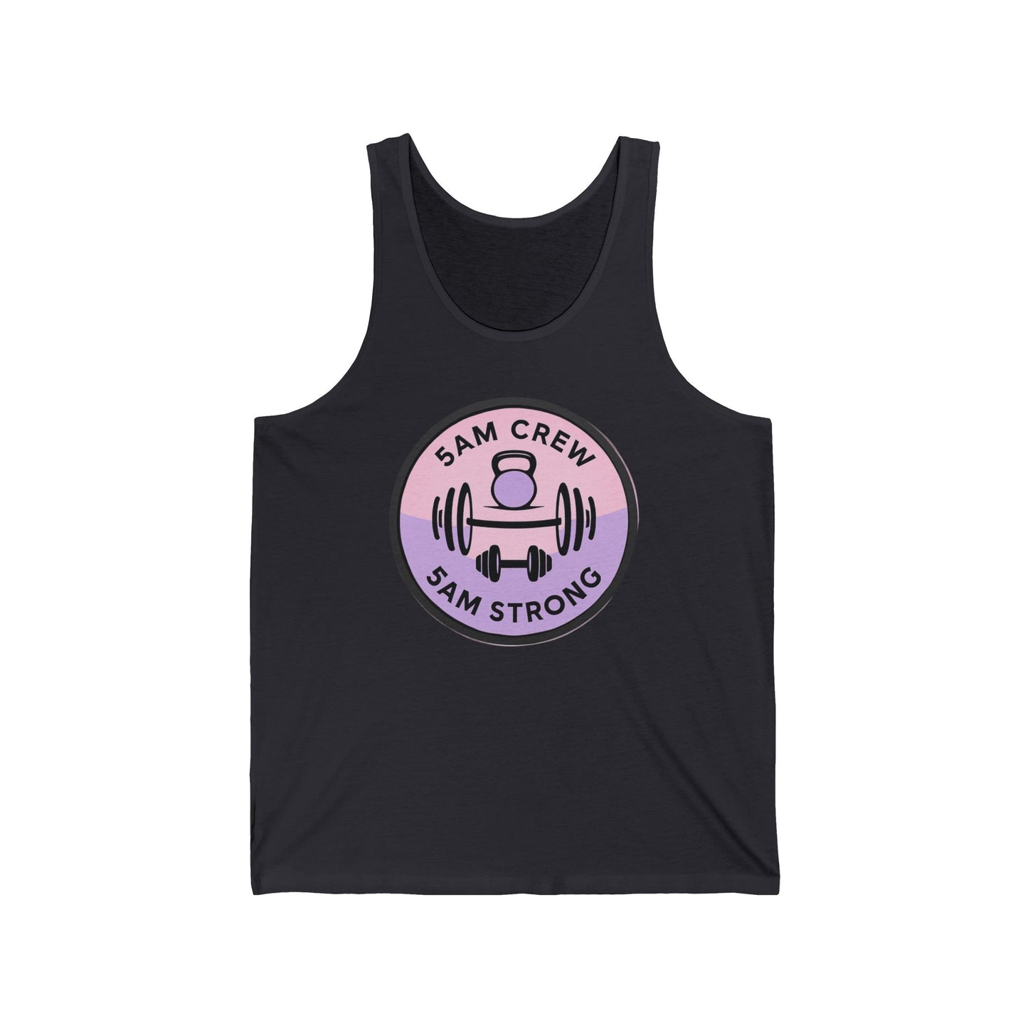5AM Crew Tank Top – "5AM Strong" Gym Tank