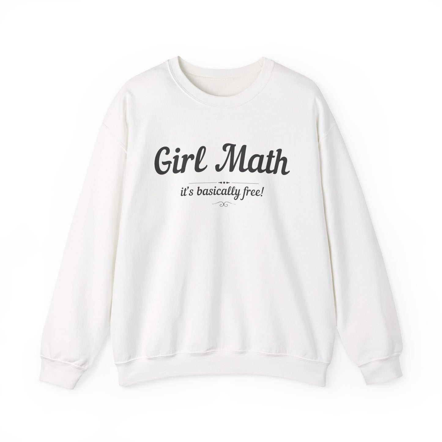 "Girl Math” - Cozy Crewneck