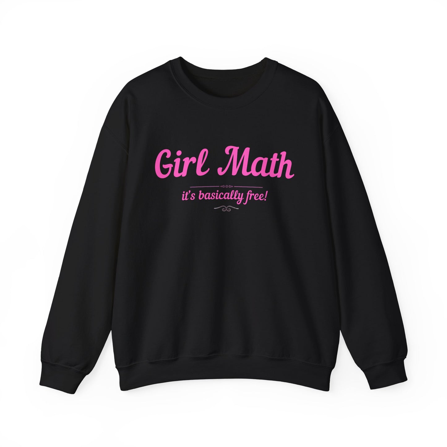 "Girl Math” - Cozy Crewneck