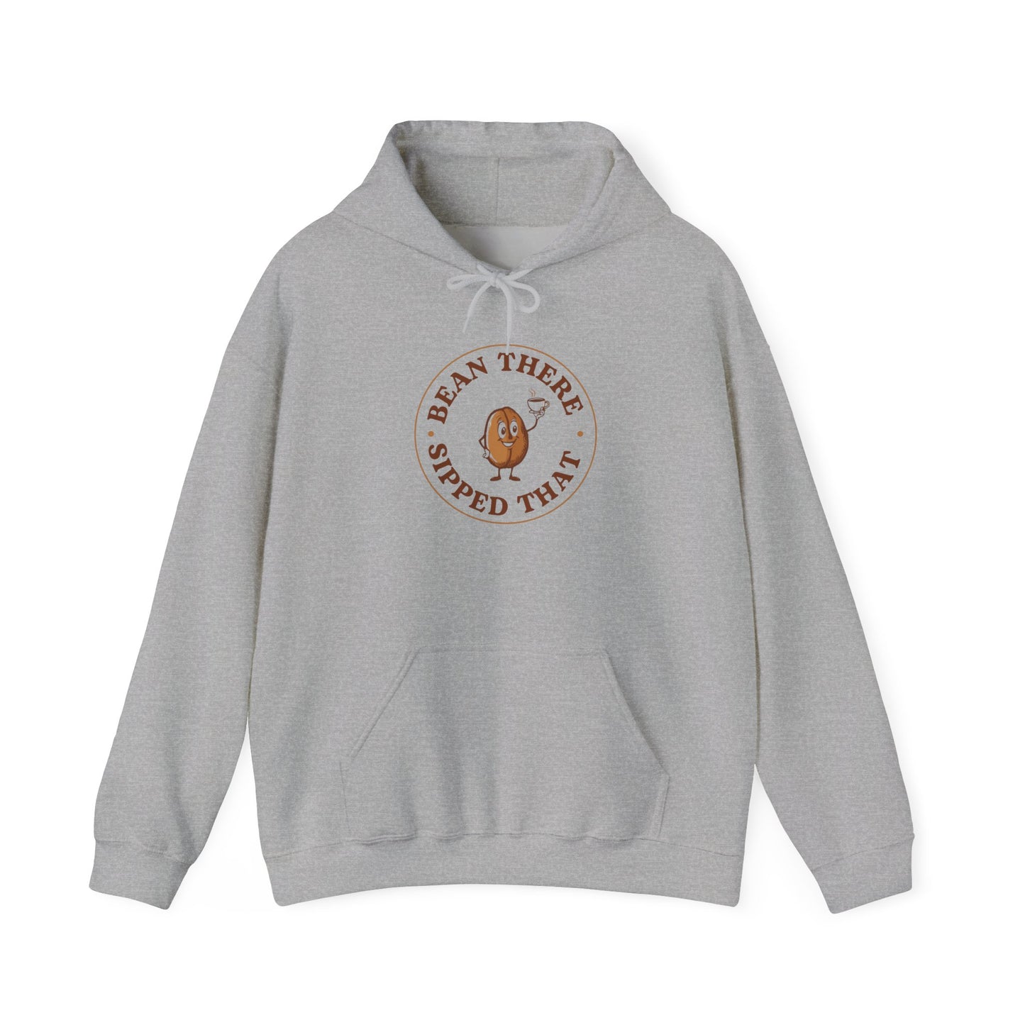“Bean There, Sipped That” — Cute Coffee Lover Hoodie