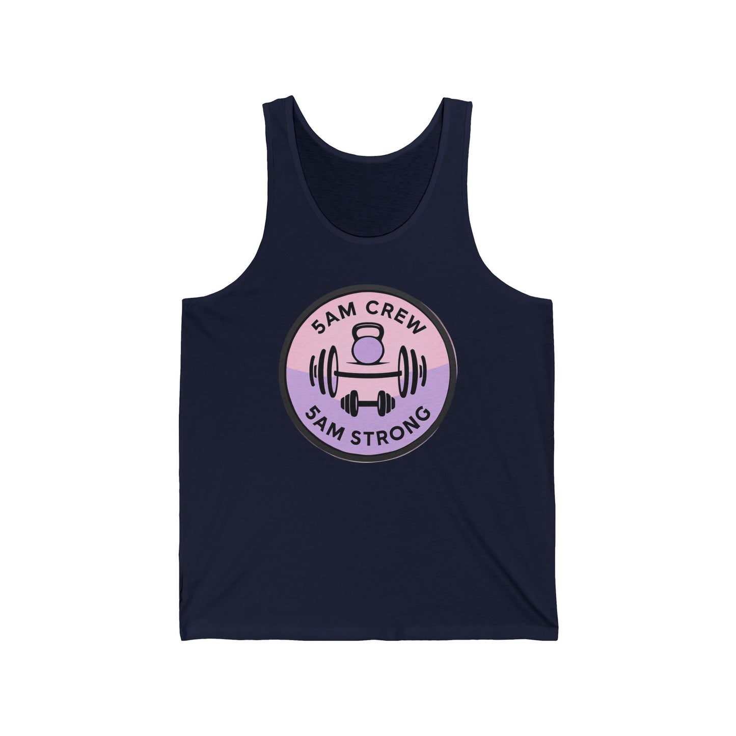5AM Crew Tank Top – "5AM Strong" Gym Tank