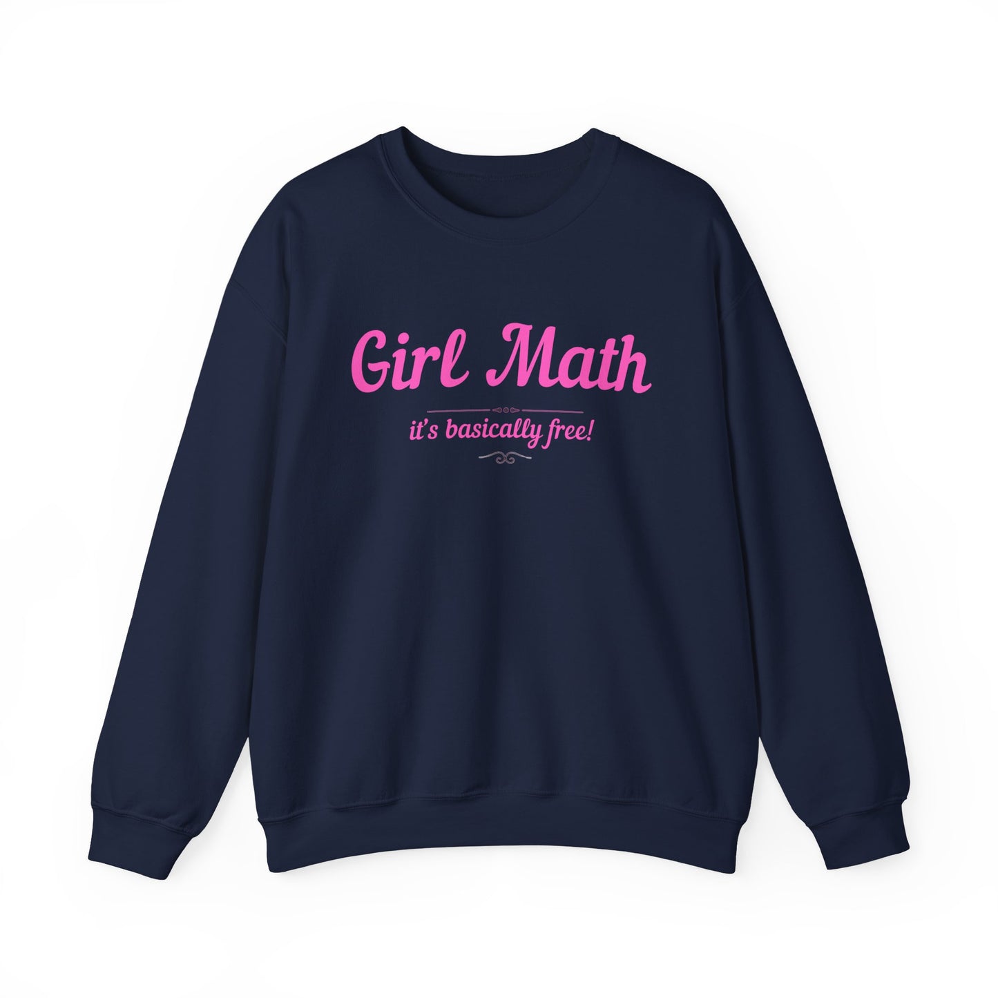 "Girl Math” - Cozy Crewneck