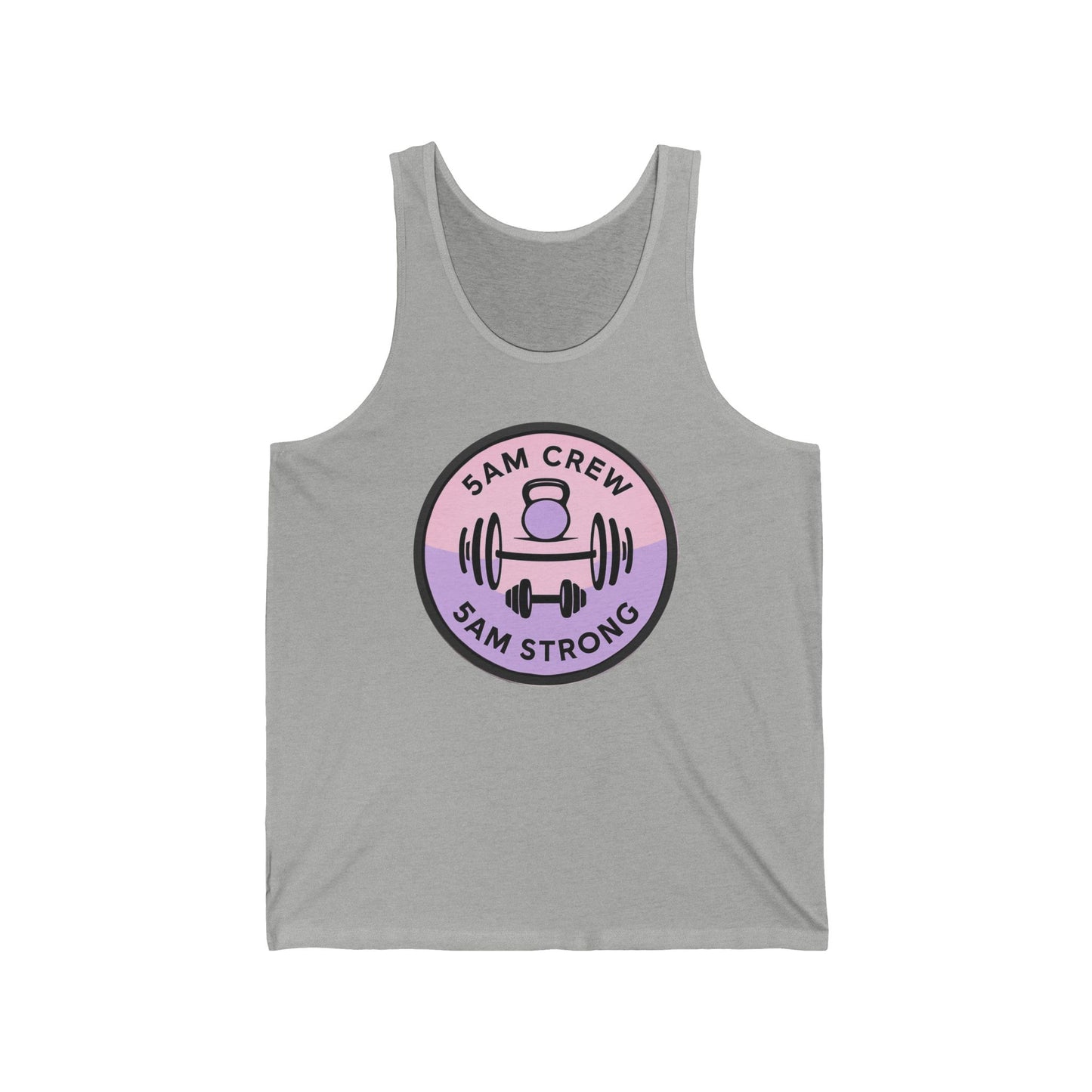 5AM Crew Tank Top – "5AM Strong" Gym Tank