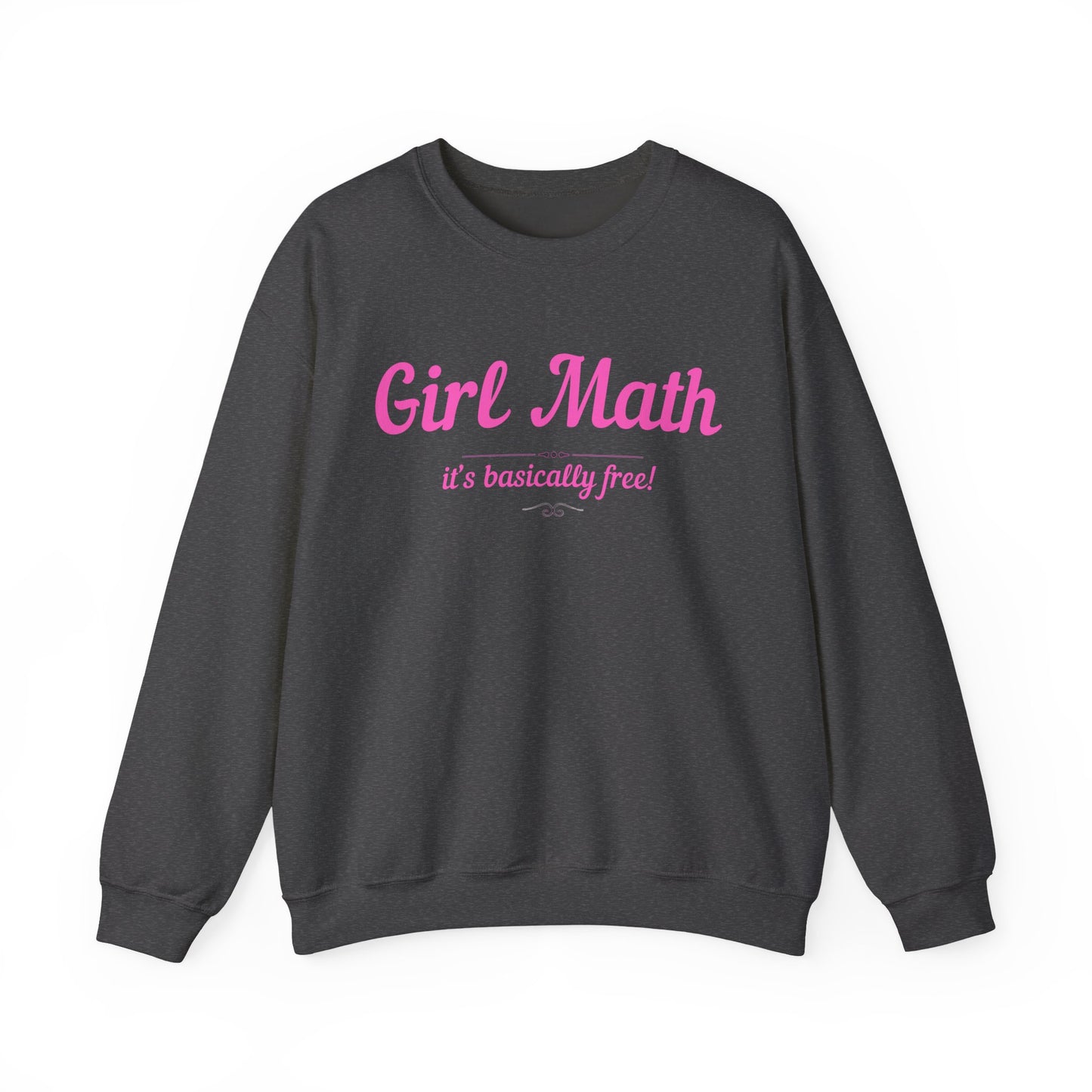"Girl Math” - Cozy Crewneck
