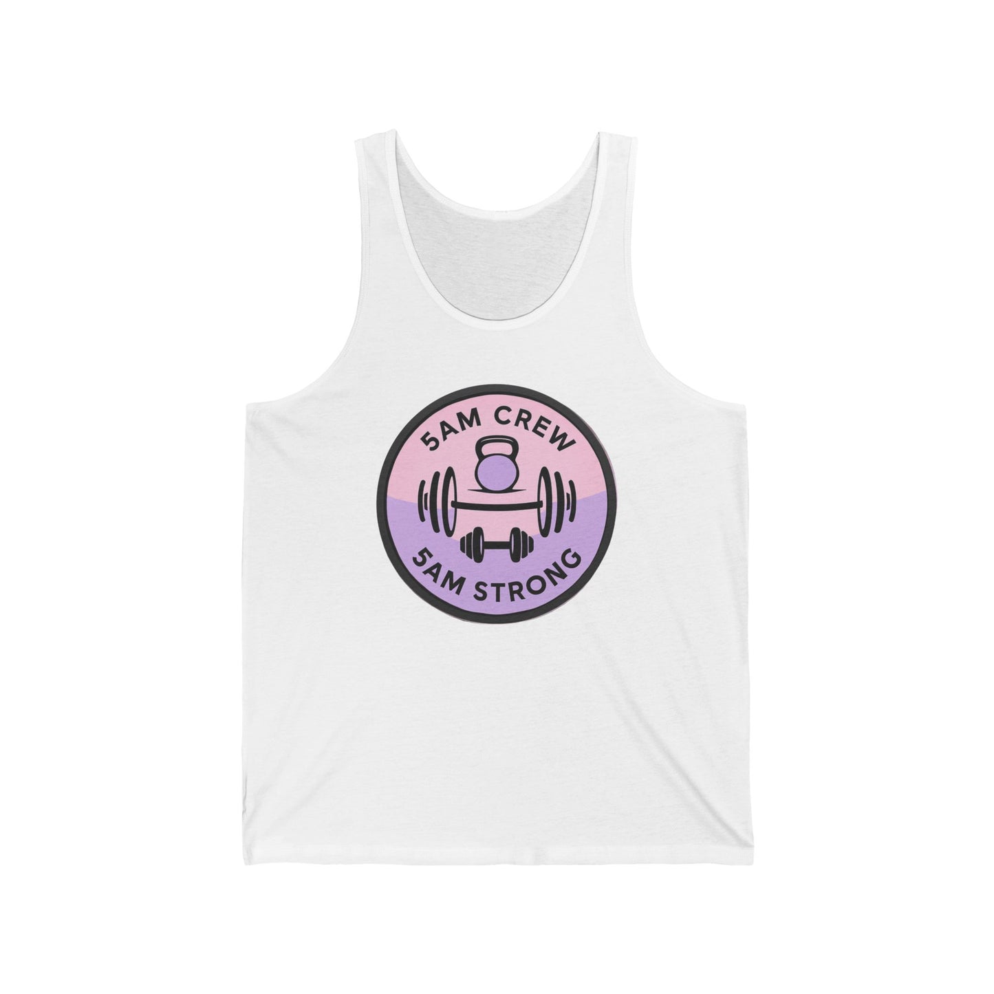 5AM Crew Tank Top – "5AM Strong" Gym Tank